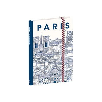 Quo Vadis Doctor Paper - Carnet de notes à élastique 10 x 15 cm - ligné - Paris