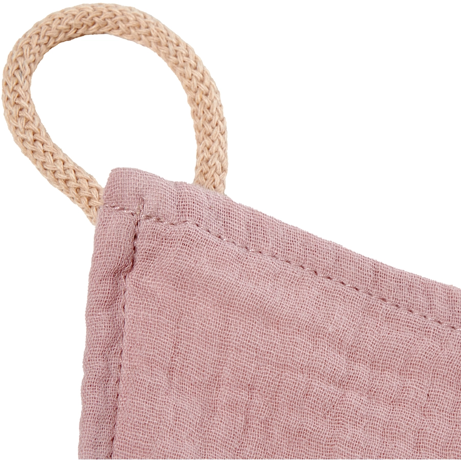 Nordic Coast Company Kuscheltuch Musselin Hase Rosa