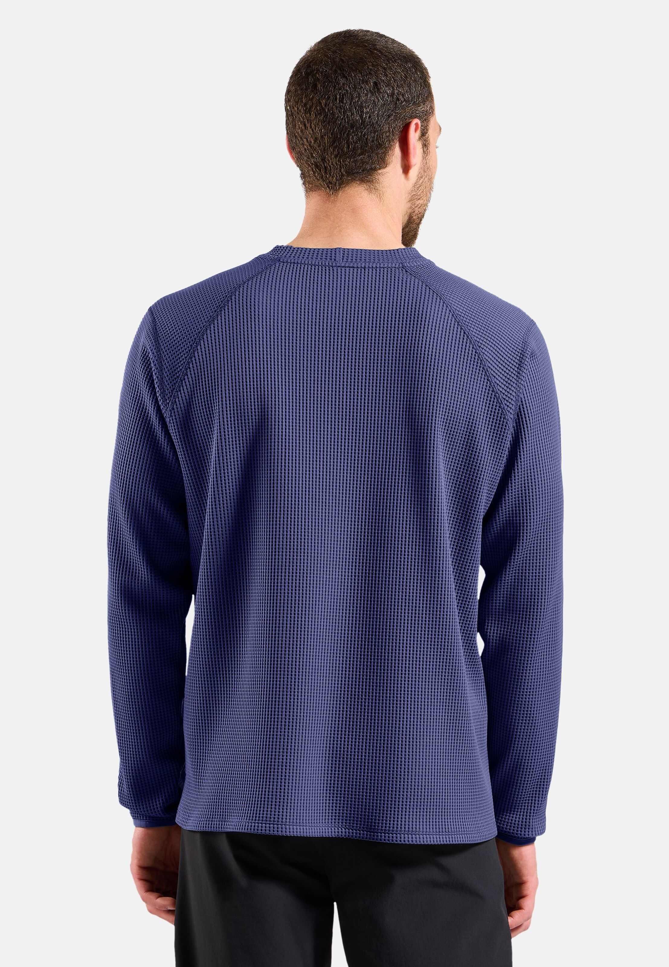 Cubic Multisport Mid Layer mit Rundhalsausschnitt in Skipper Blue