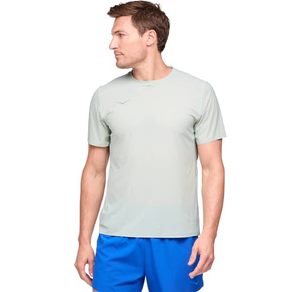 T-shirt trail HOKA ONE ONE AIROLITE RUN SHORT SLEEVE ALOE VERA