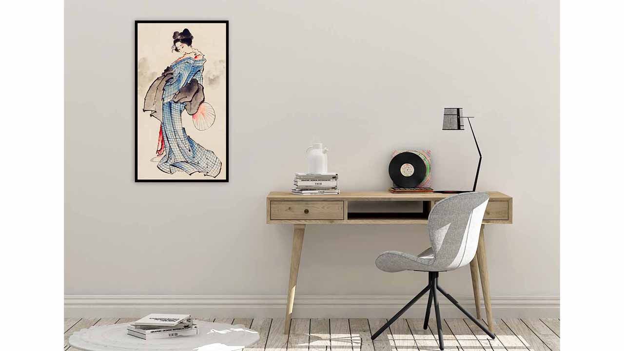 Schilderij Land of the rising sun 007B70 x H118 cm