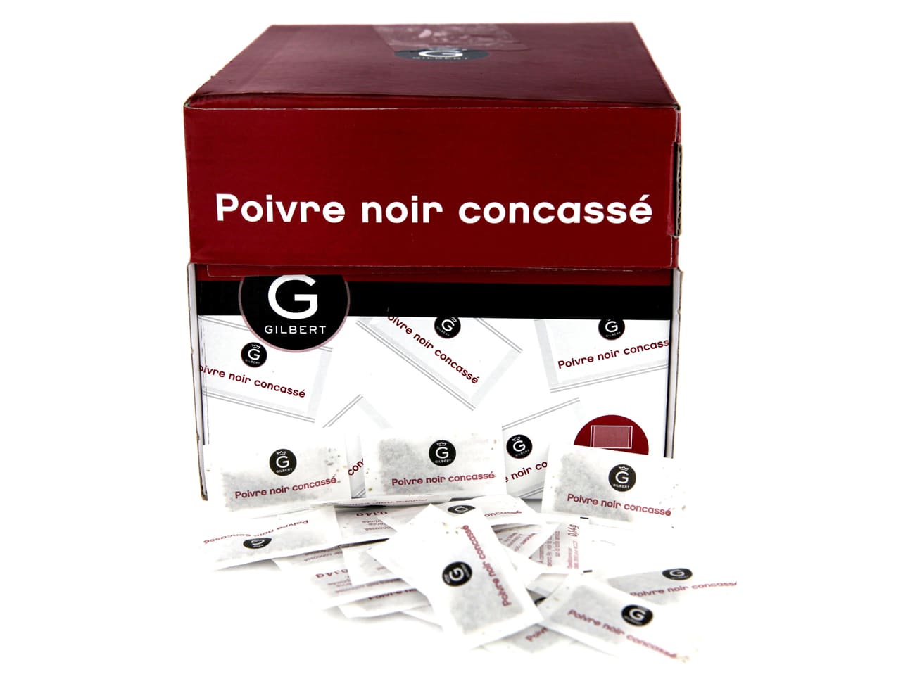 Poivre noir moulu en dosettes - 1000 dosettes - Gilbert