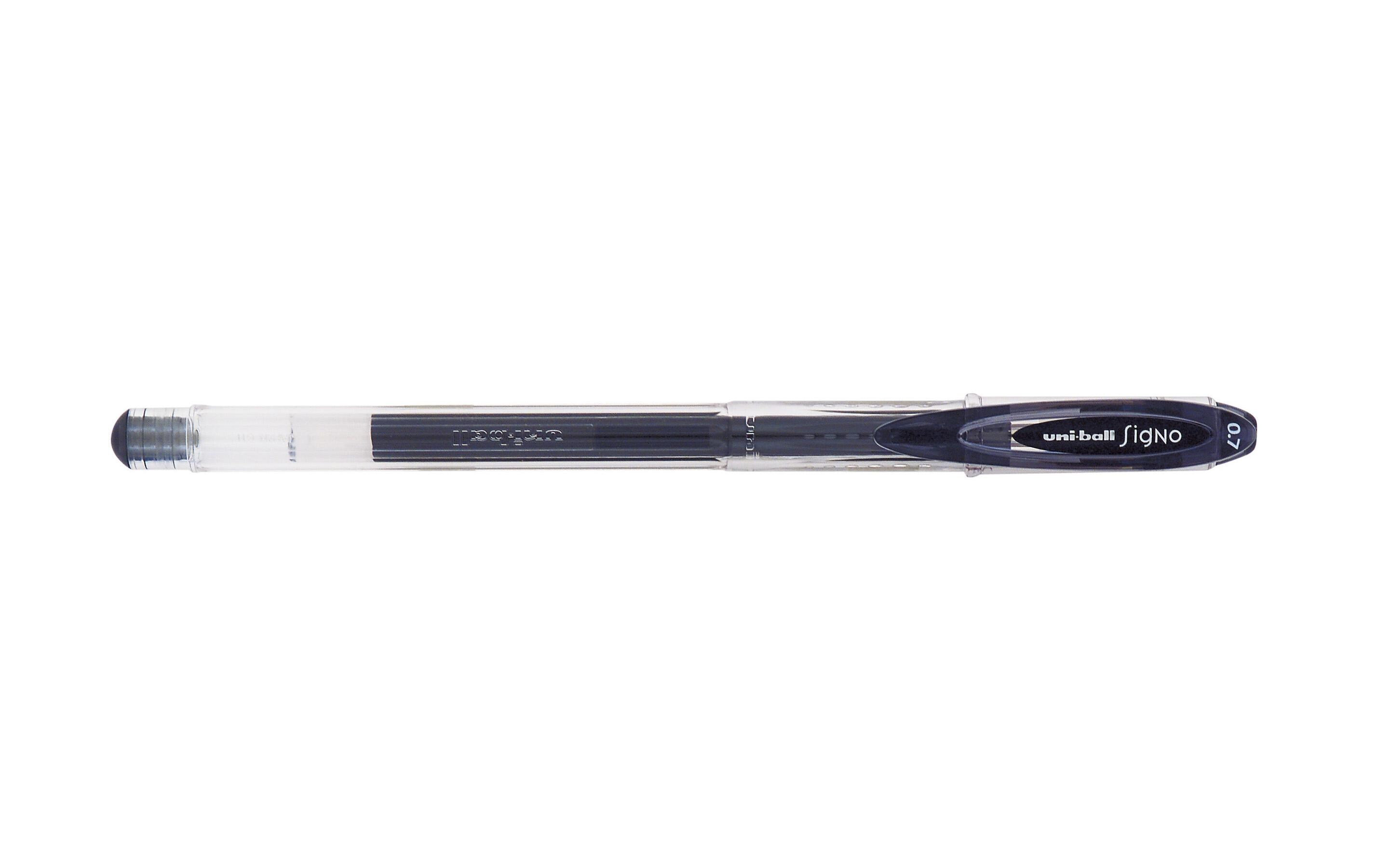 Gelschreiber Uniball Signo Gel-Ink Standard 0.7 mm SchwarzGel-Tintenroller