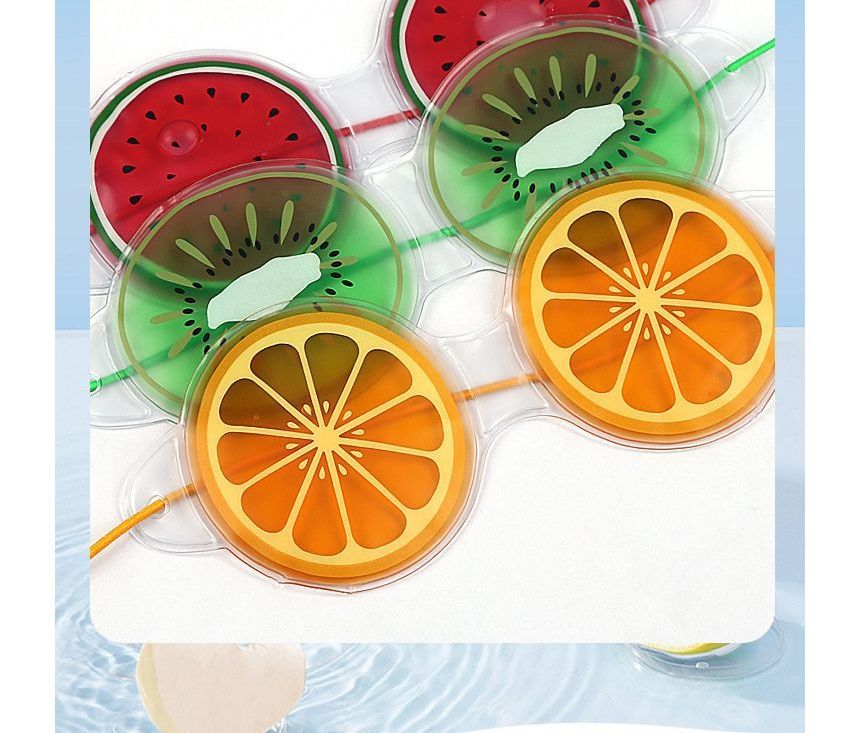 HATHA - Fruitprint PVC verkoelend oogmasker (verschillende ontwerpen)