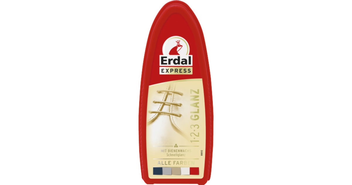 Erdal 1-2-3 Glanzschwamm farblos