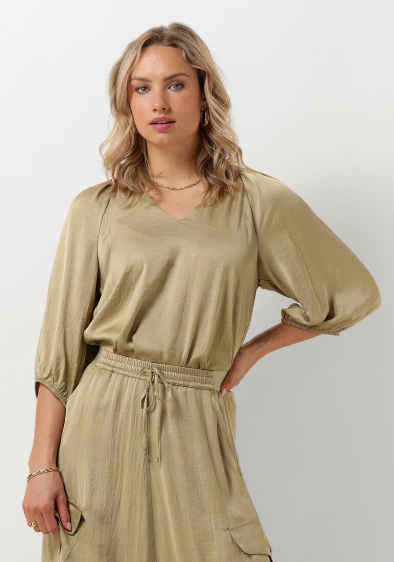 SUMMUM groene summum tuniek top silky touch