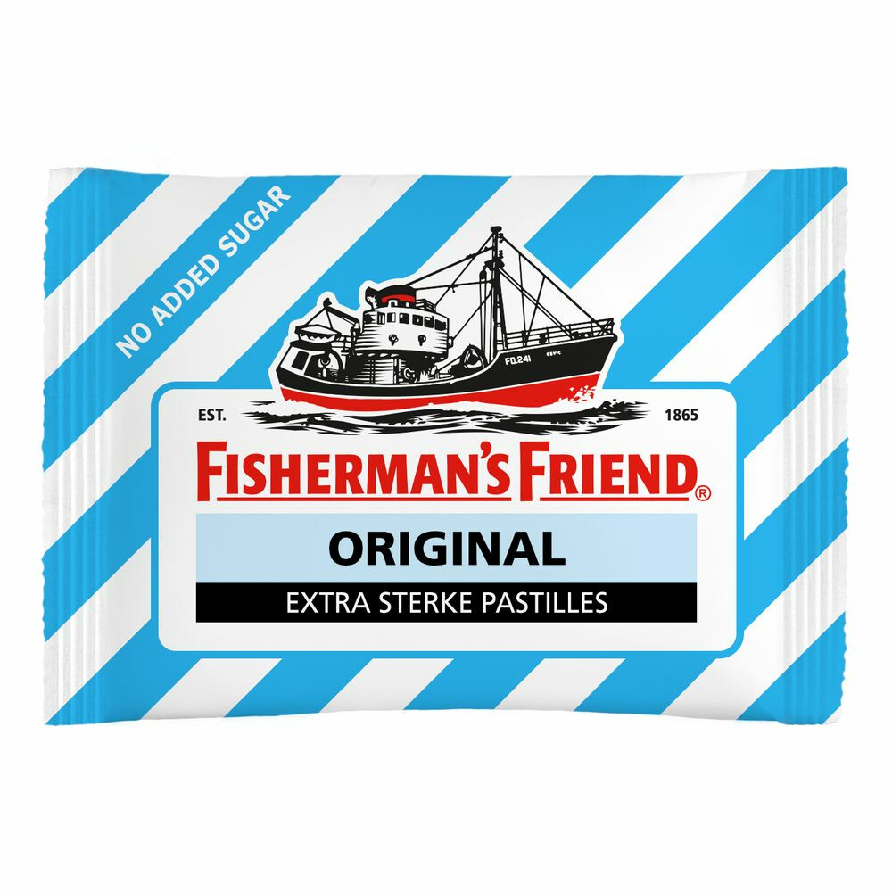 3x Fishermansfriend Original Extra Strong Suikervrij25 gr