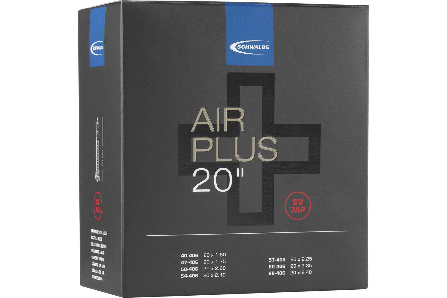 Schwalbe Air Plus SV7AP Binnenbanden 20 inch x 1.50/2.40