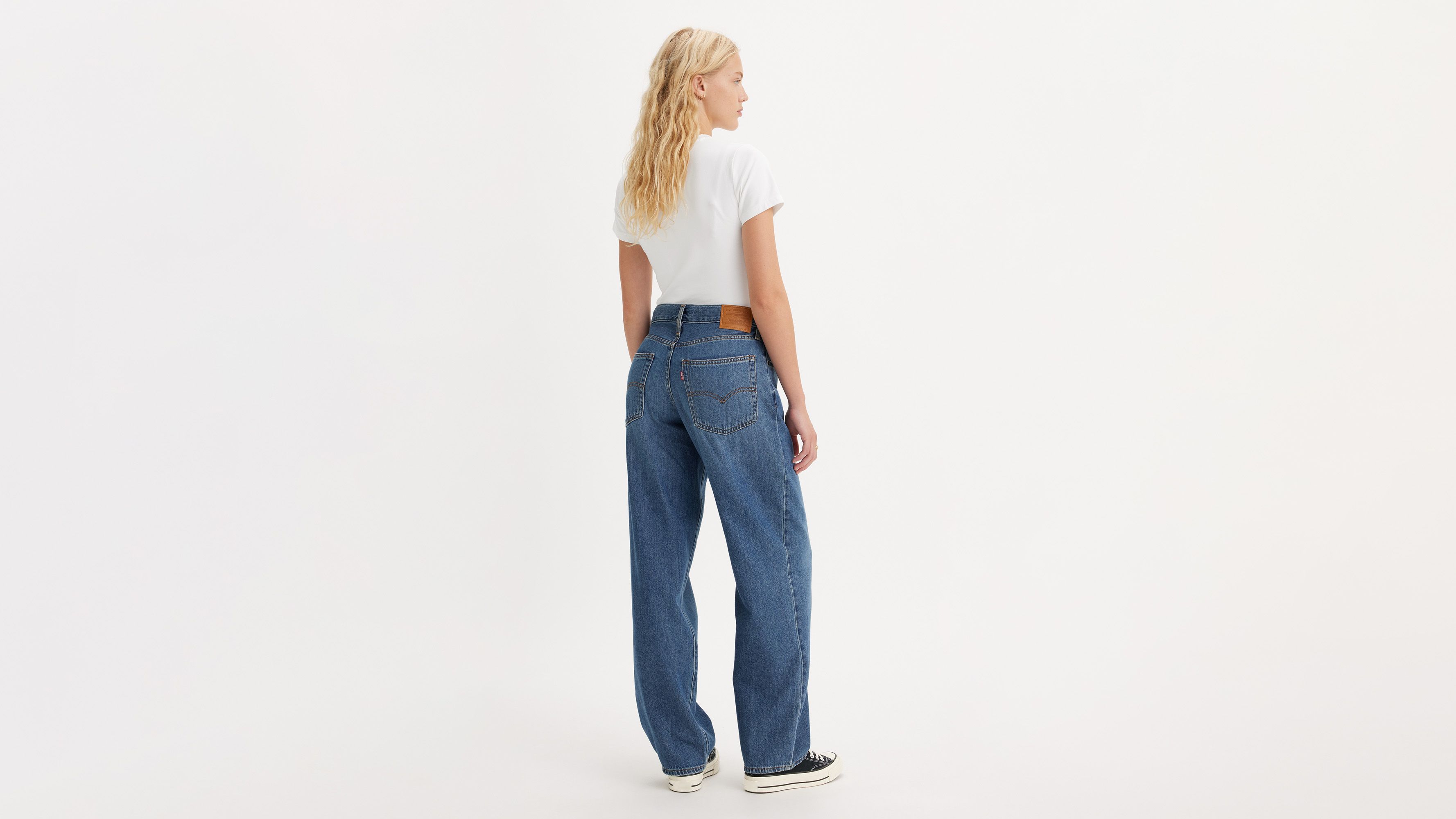 Jean Baggy Dad Lightweight - Blue Utopia - Bleu