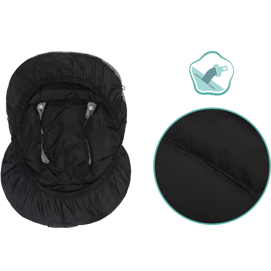 fillikid Winterfußsack Sella Gr.0 Schwarz