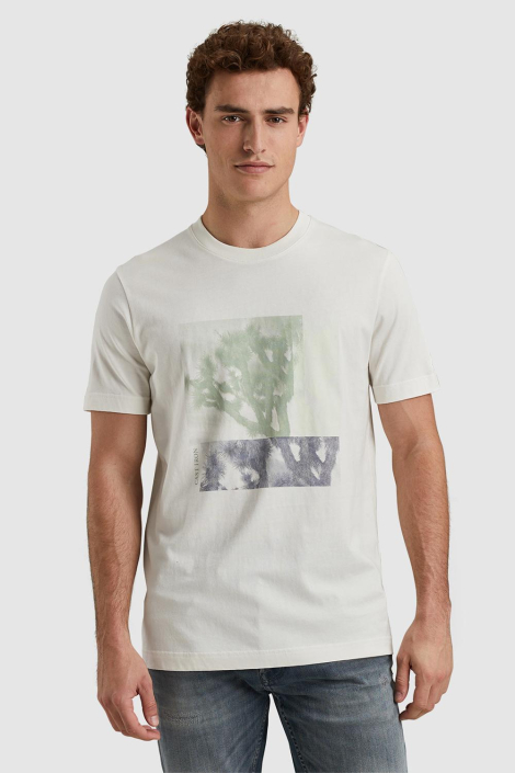 Cast Iron beige heren t-shirt