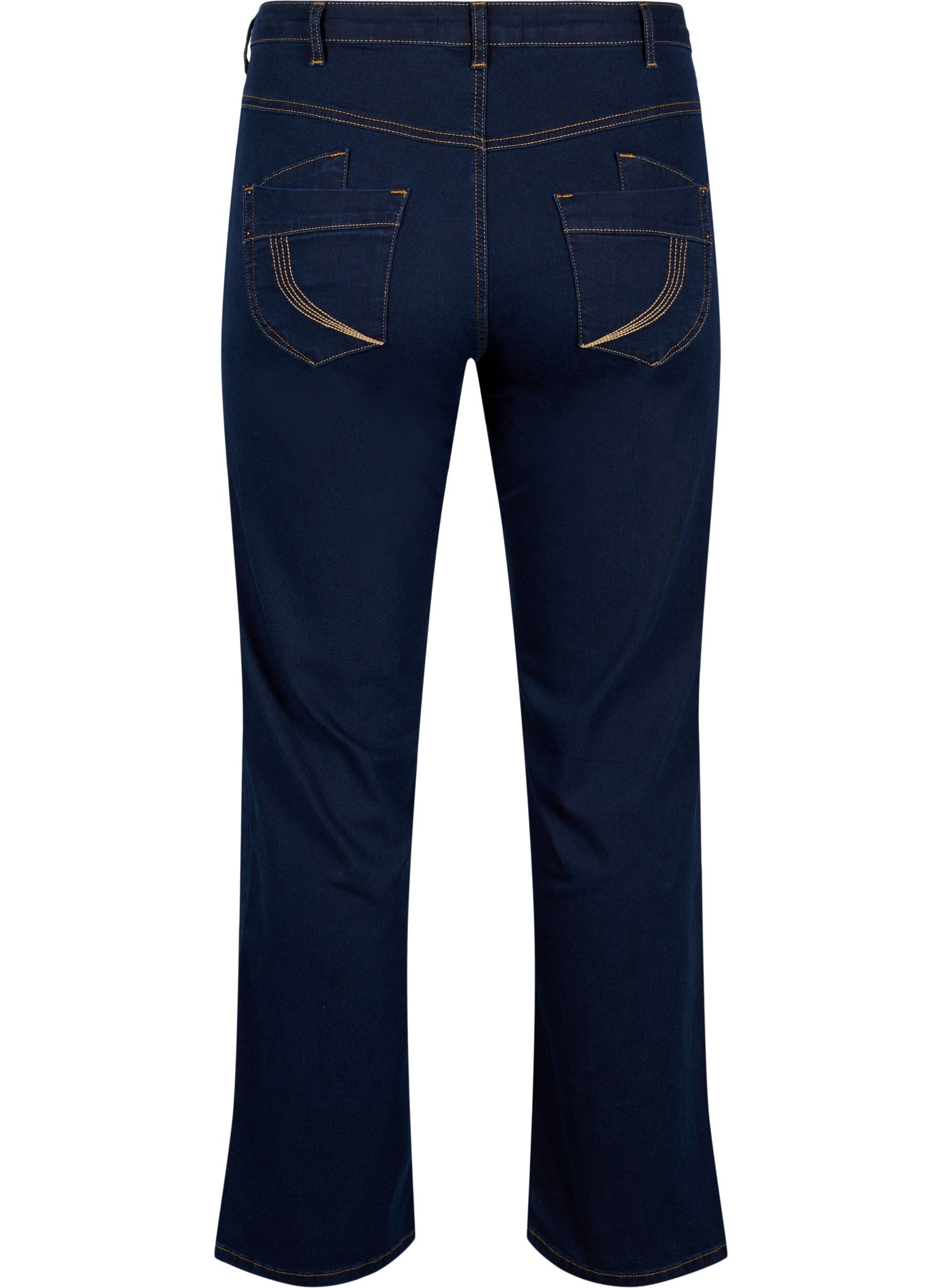 Regular fit Gemma jeans med høj talje