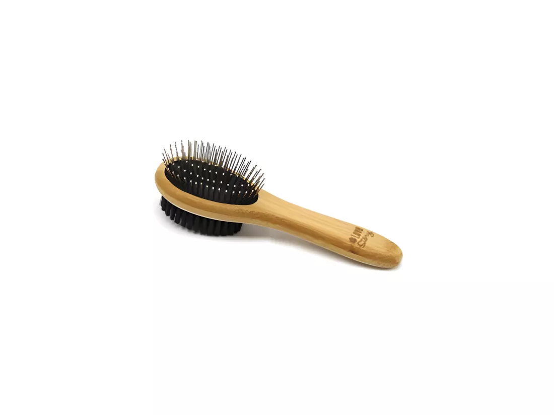 Brosse de Toilettage en Bambou 