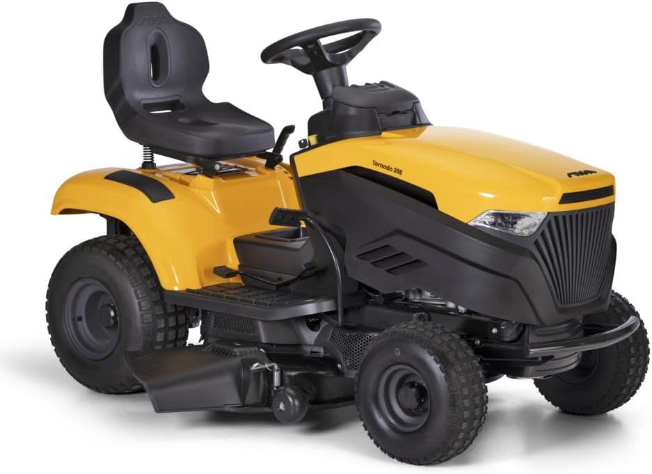 STIGA Tornado 398 Aufsitzmäher 98 cm - ST 450 432cm³ Motor - Hydrostatisches Getriebe - Seitenauswurf - Mulchkeil und Anhängerkupplung inklusive