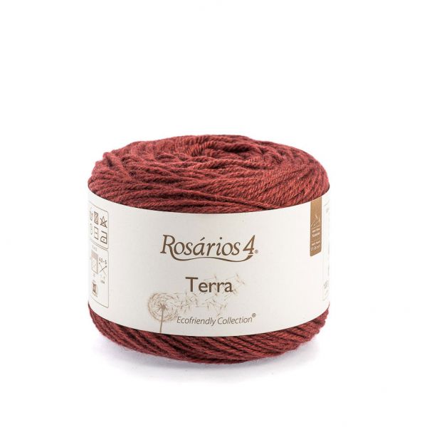 DMC Fio Lã Terra 100G Bordeaux