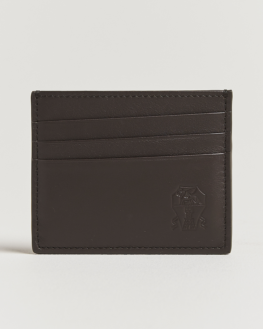 Brunello Cucinelli Leather Cardholder Dark Brown Calf