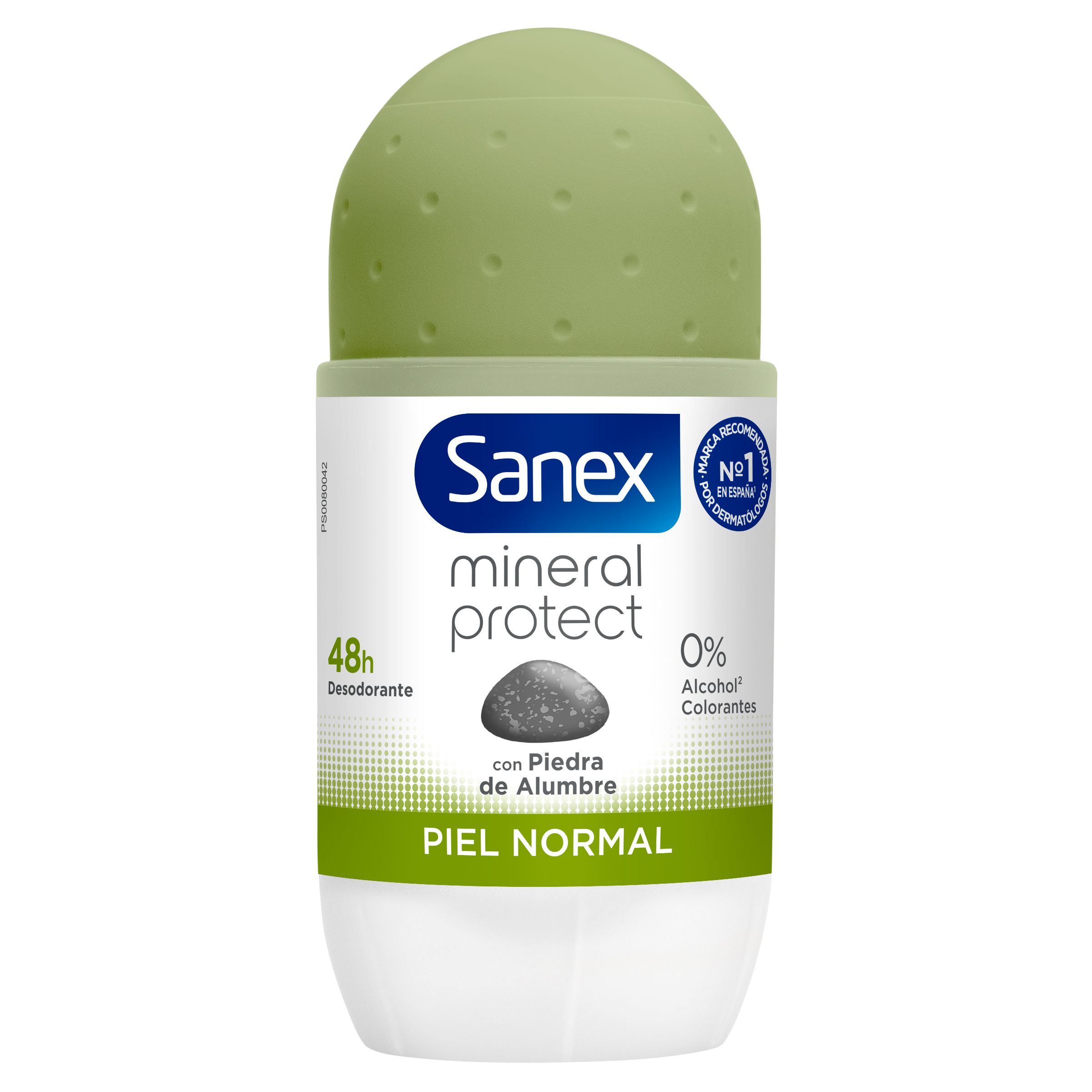 Desodorante Roll-On Natur Protect Piel Normal 48h con Piedra de Alumbre Desodorantes en roll-on