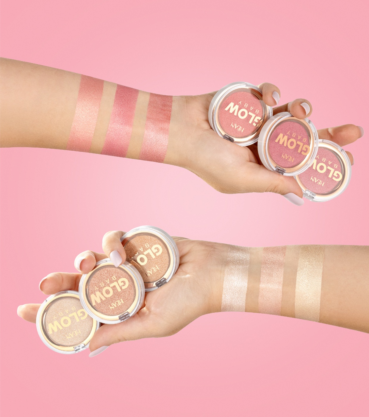 Hean - Blush em pó luminoso Glow Baby - 06: Fever