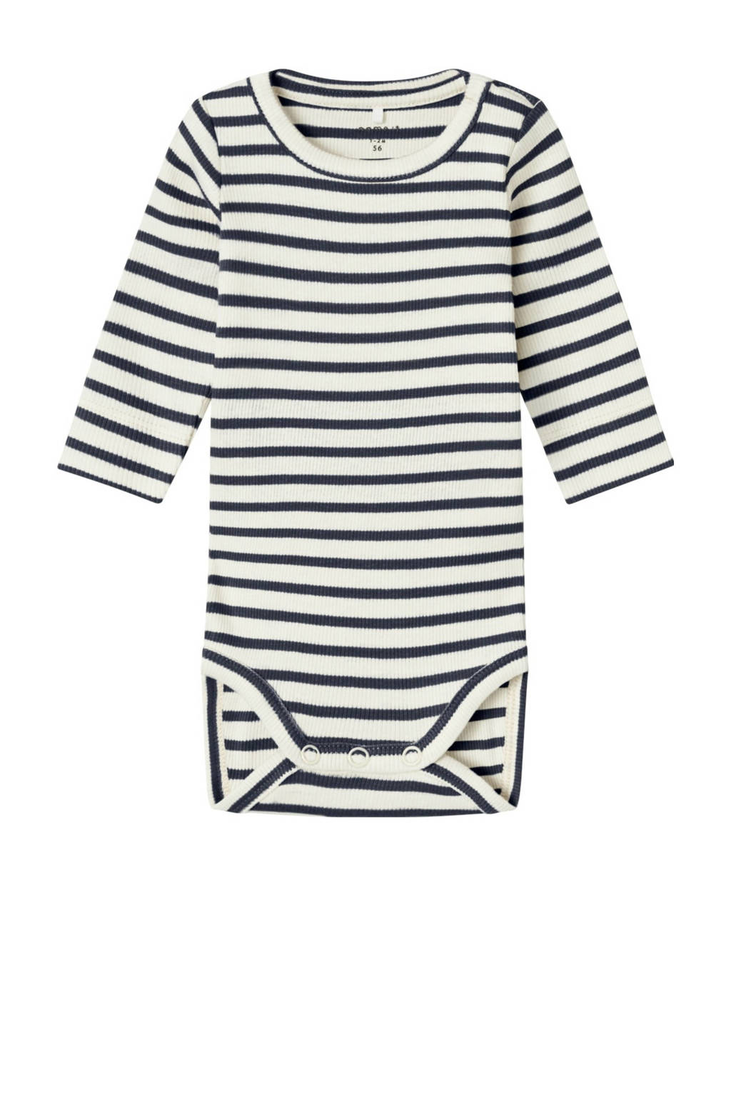 NAME IT gestreepte romper NBNBANI donkerblauw/ecru