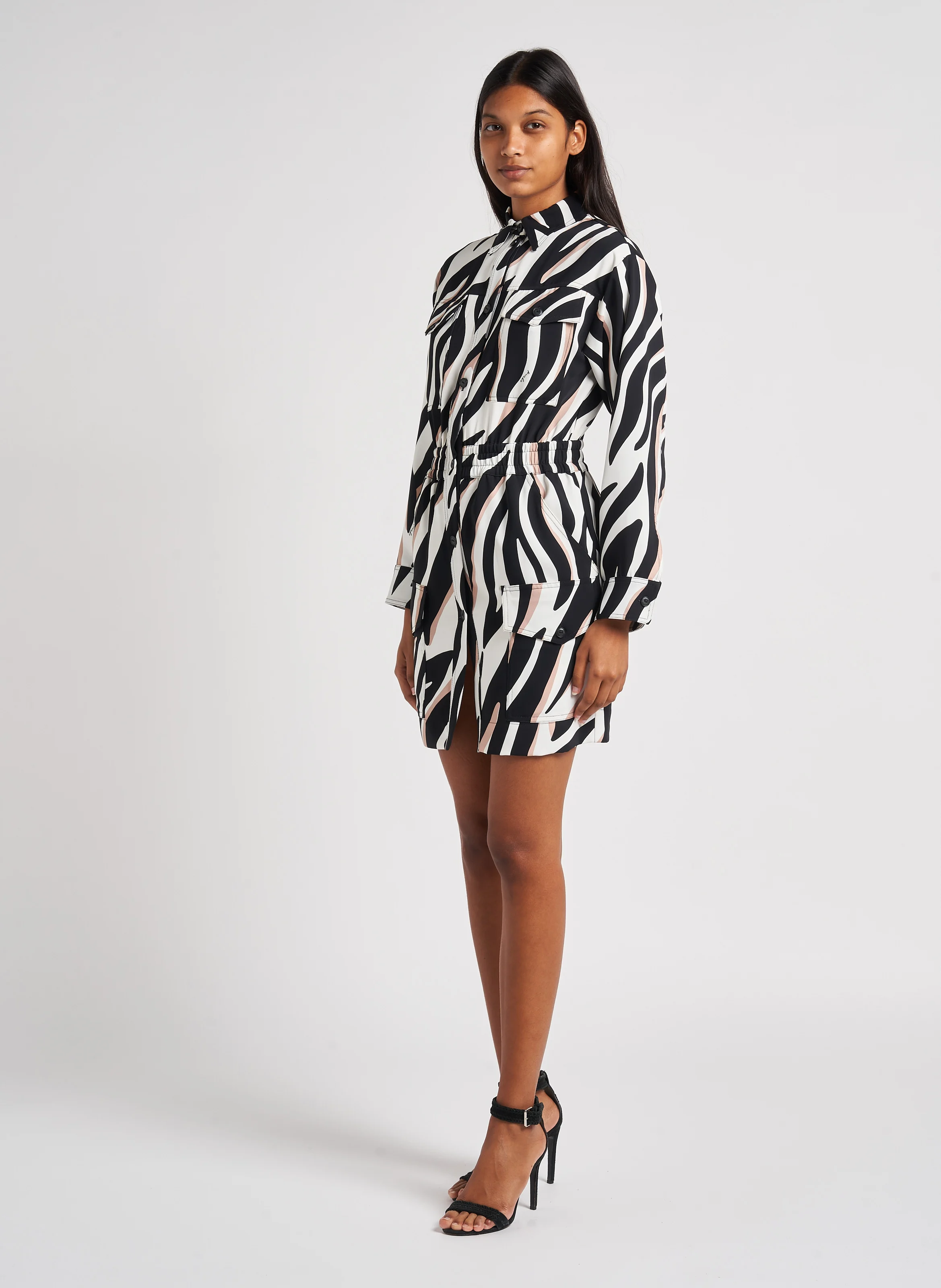 ANNIN - Robe courte imprimée | Multicolore