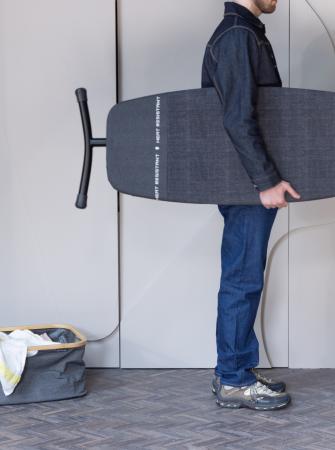 Stoombord en strijkplank D, 135x45 cm, hittebestendige parkeerzone - D