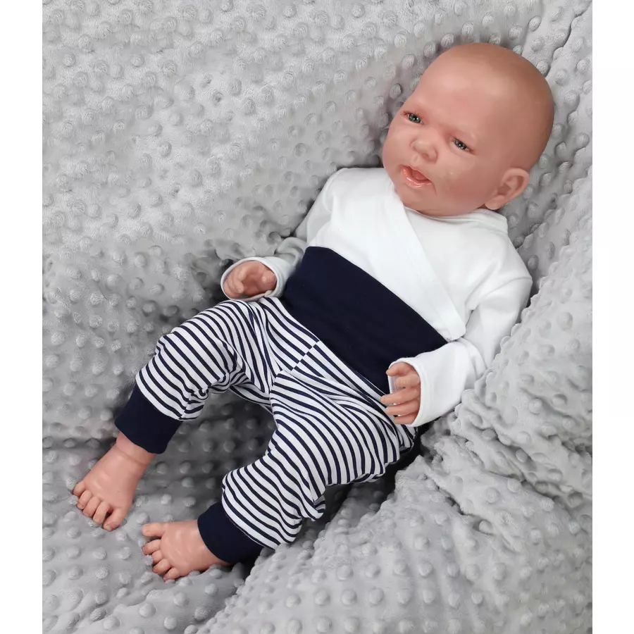 TupTam Baby Jungen Lange Pumphose 3er Pack schwarzblau