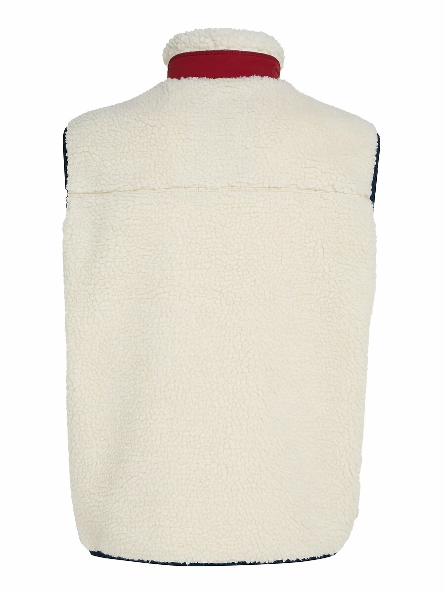 TOMMY JEANS<br>Cardigã sherpa sem mangas