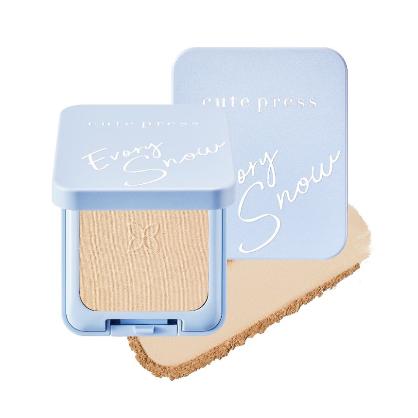 Cute Press - Evory Snow Whitening & Oil Control Foundation Poeder SPF 30 PA ++