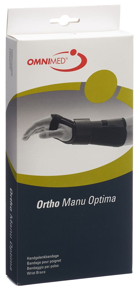 Omnimed Ortho Manu Opti Handbandage<br>1 Stück, S 22cm, rechts schwarz