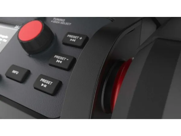 Perfectpro Rockpro, Arbejdsområde, Digital, DAB , FM, 30 W, 7,62 cm, Sort, Rød