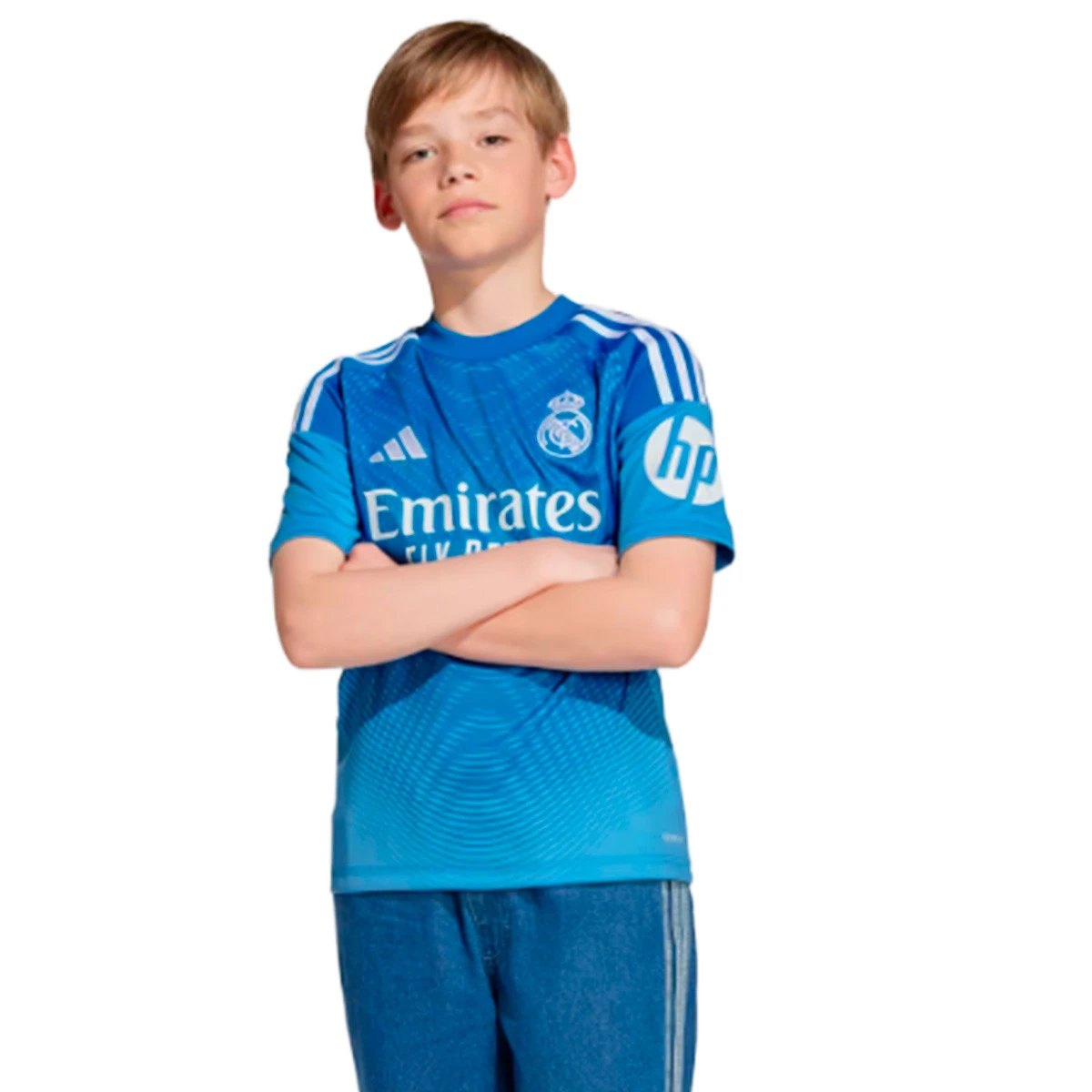 Camisola adidas Real Madrid Primeiro Equipamento Guarda-redes 2025-2026 Criança