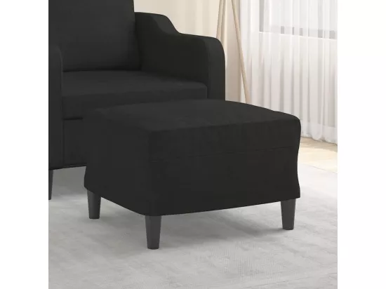 Repose-pied Noir 60x50x41 cm Tissu