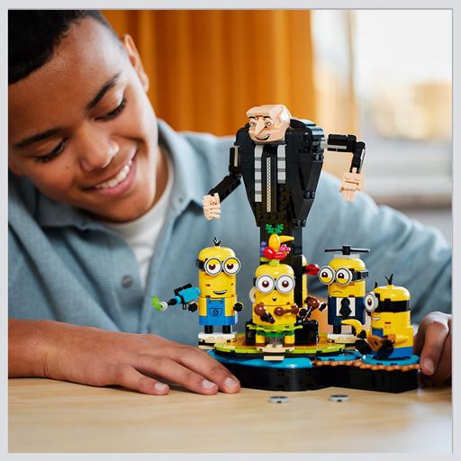 LEGO Despicable Me Klodsbygget Gru Og Minions - 75582