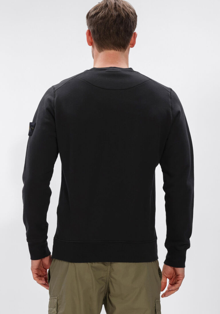 zwarte stone island sweater sweatshirt s0051