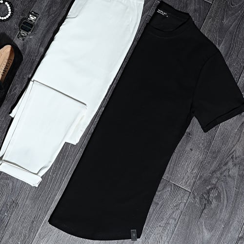 Tee Shirt Oversize UP-T311 Noir