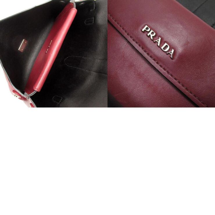 Prada Vintage Prada Shoulder Bag Burgundy