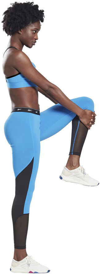 Reebok Hero Medium-Impact Strappy BH Blå