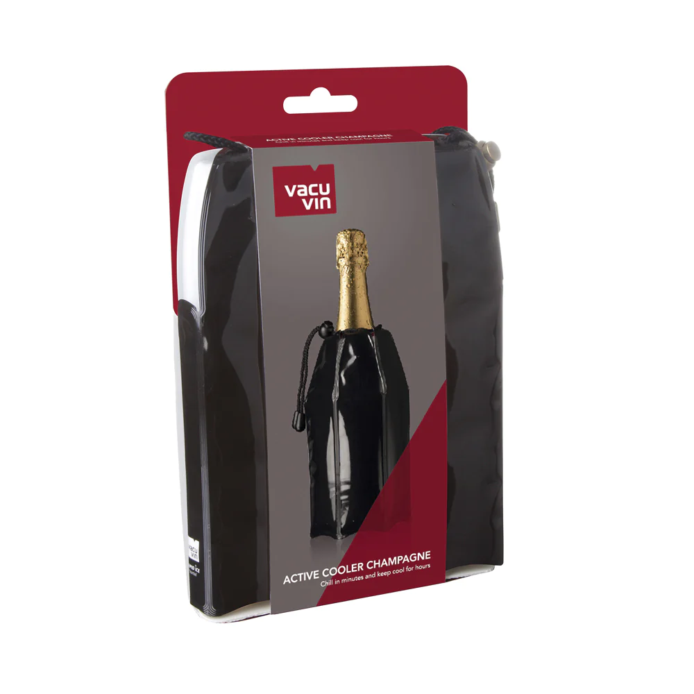 Rafraichisseur à champagne noir Vacuvin