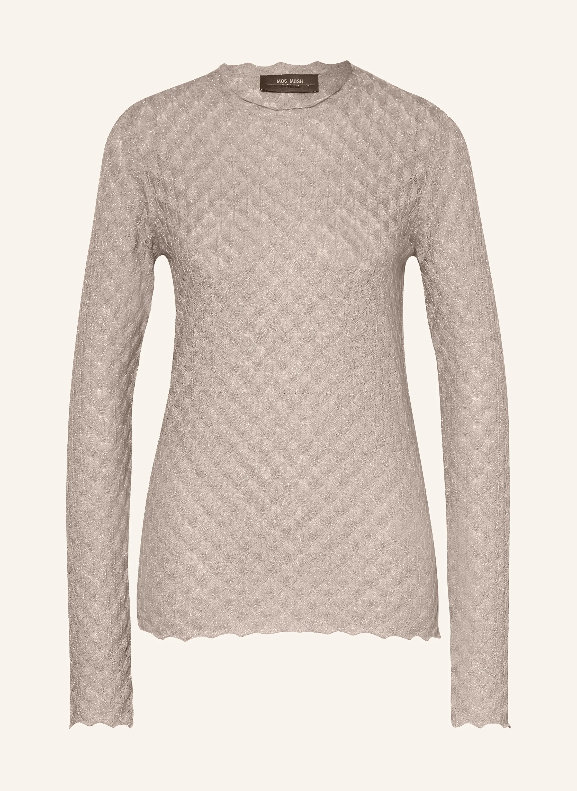 MOS MOSH Pullover MMTHAZ RELENA mit Glitzergarn