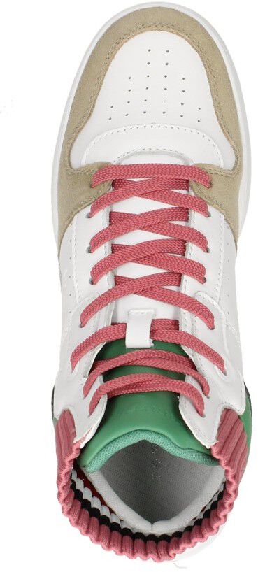 Tommy Hilfiger High Cut Seasonal Basket Sneaker wit