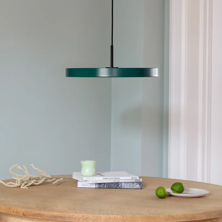Umage - Asteria Mini LED-Pendelleuchte, schwarz / safrangelb