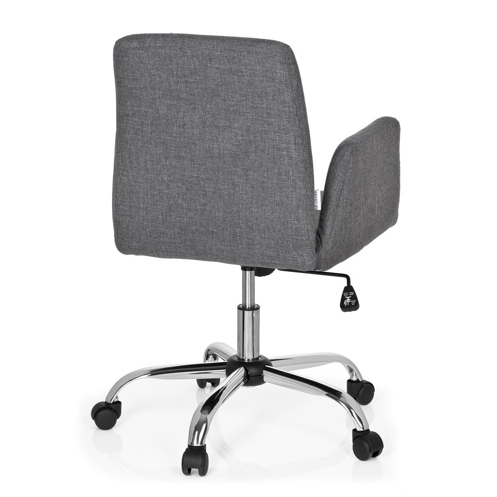 Home Office Bürostuhl FLOW Stoff mit Armlehnen hjh OFFICE