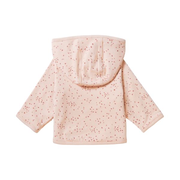 Noppies Vest Omkeerbaar Naper Print Rose Smoke