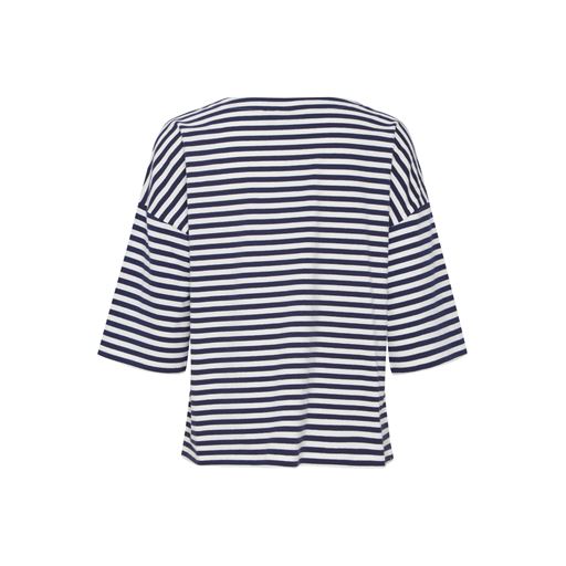Fransa Stribet Langærmet T-shirt, Navy Blazer Mix, M