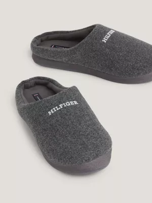 Pantufas forradas de feltro quente