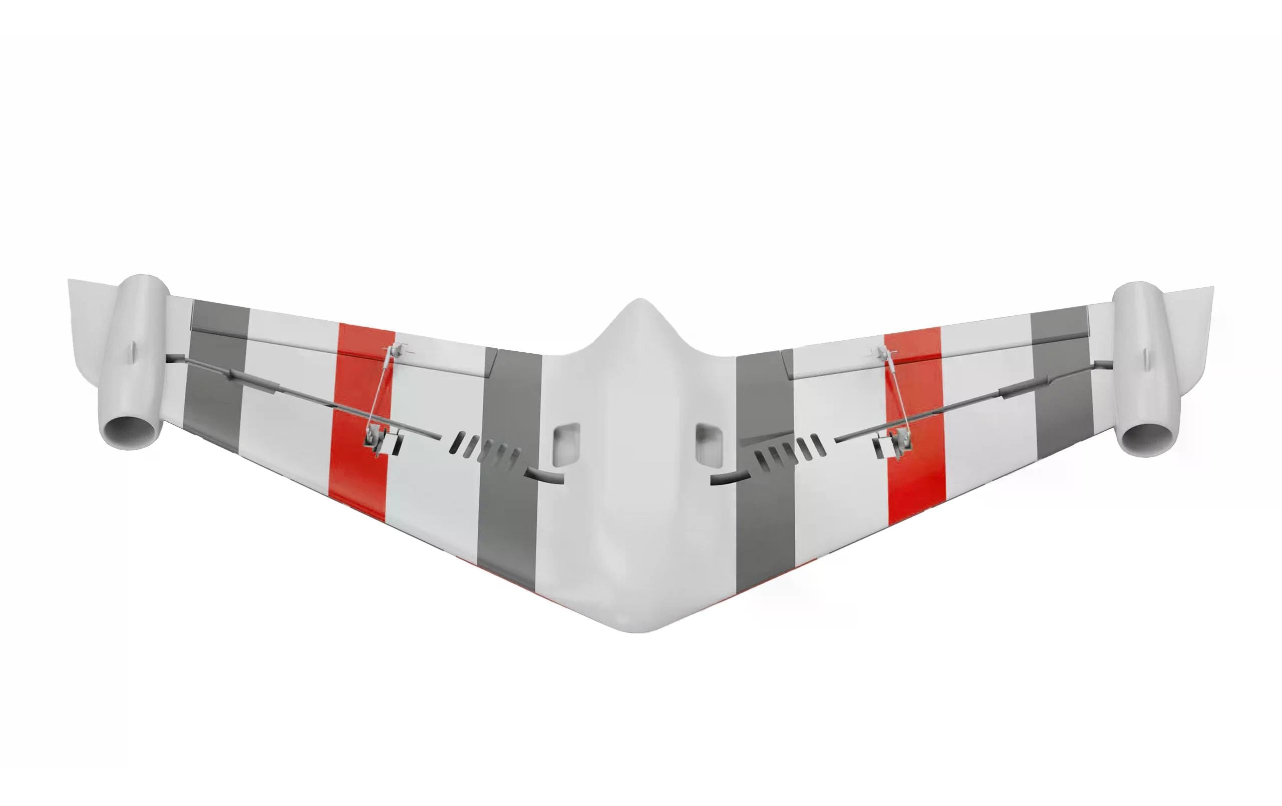 Nurflügler XFly Eagle Twin 40 mm EDF, 1019 mm Rot, PNP<br>2-Motoriger Impeller Nurflügler