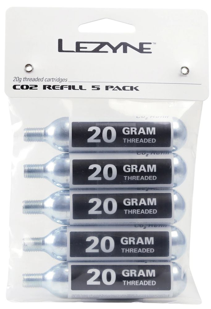 Lezyne CO2 Ersatzkartuschen 20g 5er Pack kaufen | Bike-Discount