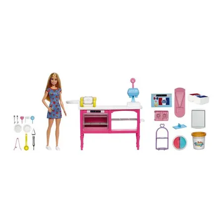 Barbie Buddys Café Spielset mit Puppe (blond) und Zubehör