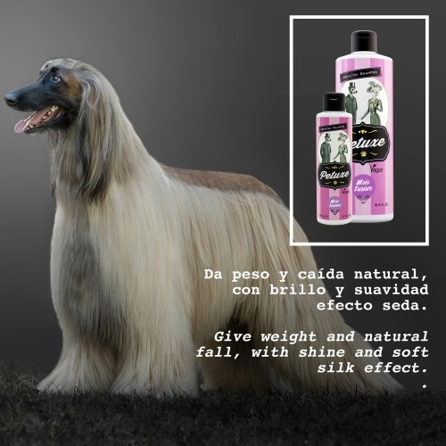 Shampoo hidratante Petuxe para pelos longos e macios de animais de estimação