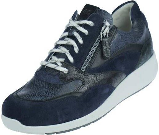 Durea 6306~K~GO~~~~~~~~~~~~~~~~~~~~~ Lage sneakersDames sneakers Blauw